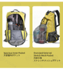 Custom Men Women Daypack Trail Running Cycling Sports Backpack Lightweight 20L Outdoor Adventure Hiking Backpack