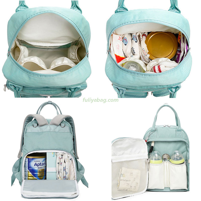 Wholesale Portable Travel Large Capacity Diaper Backpack Waterproof Oxford Cloth Lady Multifunction Outdoor Mommy Bag