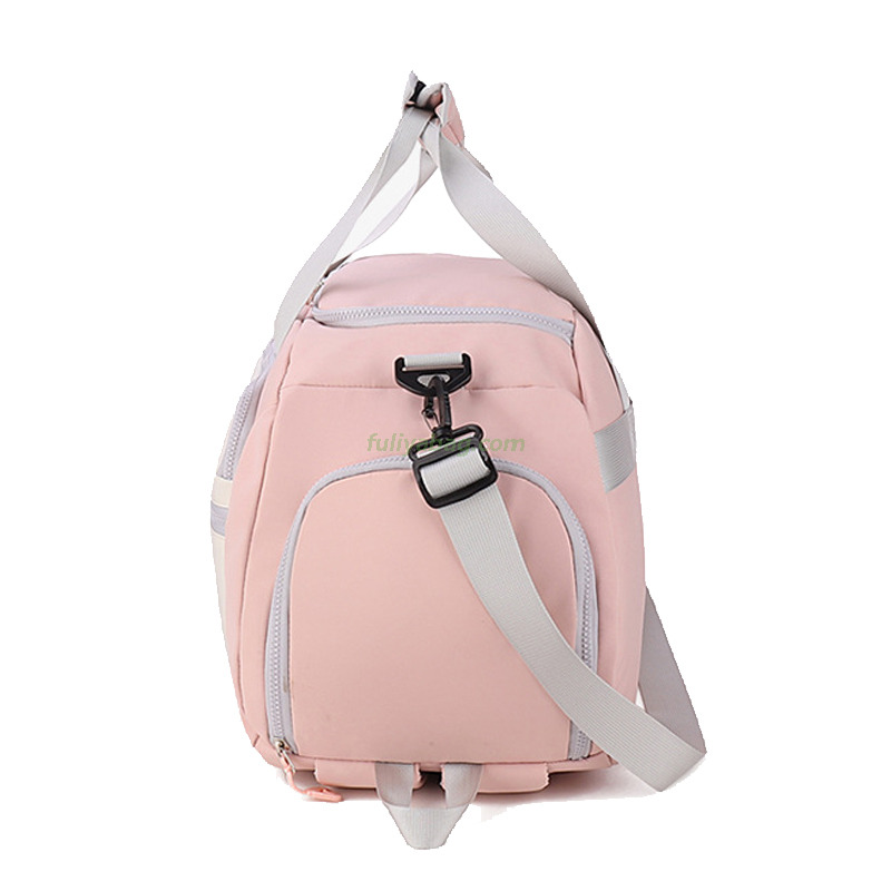 Custom Logo Water Resistant Large Capacity Women Outdoor Travel Duffel Tote Bag Dry And Wet Sports Gym Backpack