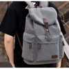 Fashionable Unisex Men School Drawstring Closure Backpack Large Capacity Leisure Outdoors Casual Laptop Rucksack