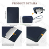 Customized Computer Tablet Notebook Protective Case Bag 13 14 15 16inch Ultra-thin Leather Laptop Sleeve Bag with Stand