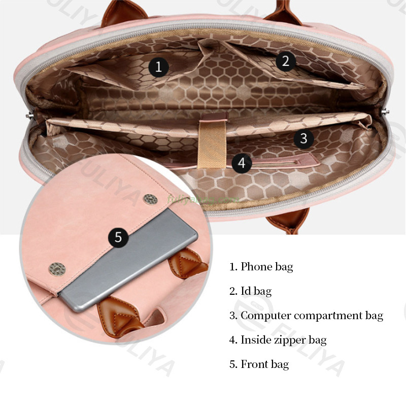 Luxury Outdoor Soft Briefcase Computer Messenger Bag Wholesale Waterproof Men Business Travel Women's Laptop Bags
