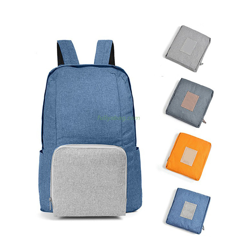 Custom OEM Waterproof Leisure Large Capacity Student Sports Backpack Foldable Causal Travel Storage Backpacks