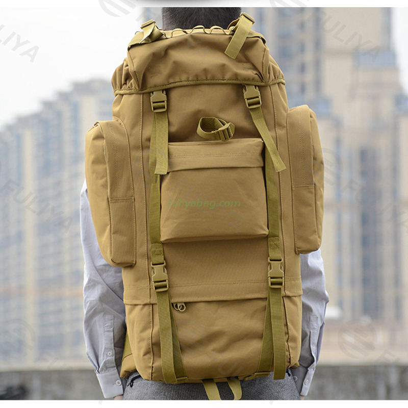 Custom Logo Oem Nylon Large Capacity Outdoor Hiking Sports Camouflage Black Trekking Camping Tactical Backpack