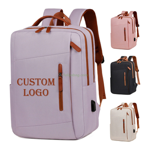 Custom Simple Multi Compartment Business Computer Student Backpack Large Capacity Leisure Laptop Travel Backpack