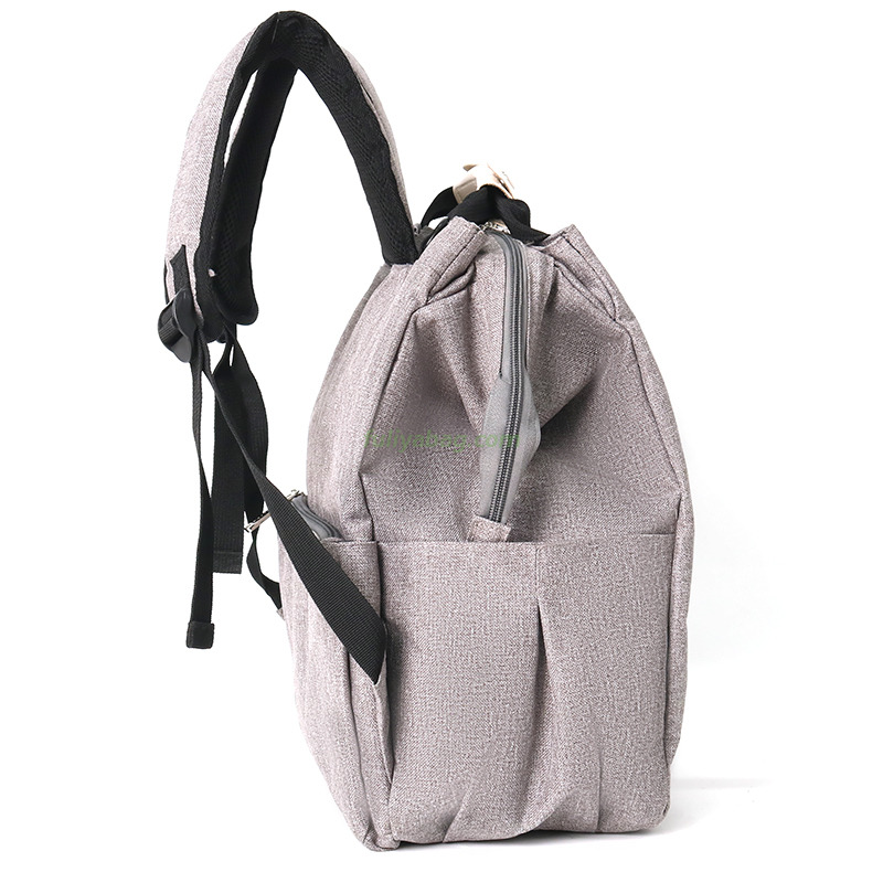 Multifunction Custom Luxury Insulated Layer Tote Nappy Mommy Bag Waterproof Travel Mummy Baby Diaper Bag Backpack