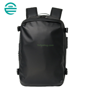 Luxury Business Anti Theft Waterproof Expandable Laptop Travel Backpack Men Outdoors Vacuum Compression Backpack