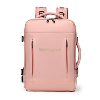Custom Large Expandable Smart Travelling Bagpack Mens Women Business Travel Laptop Backpack With USB Charging Port