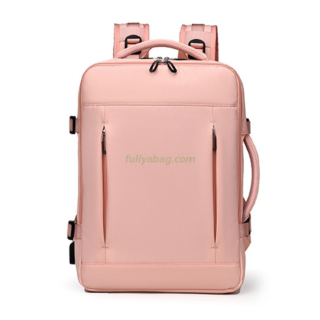 Custom Large Expandable Smart Travelling Bagpack Mens Women Business Travel Laptop Backpack With USB Charging Port