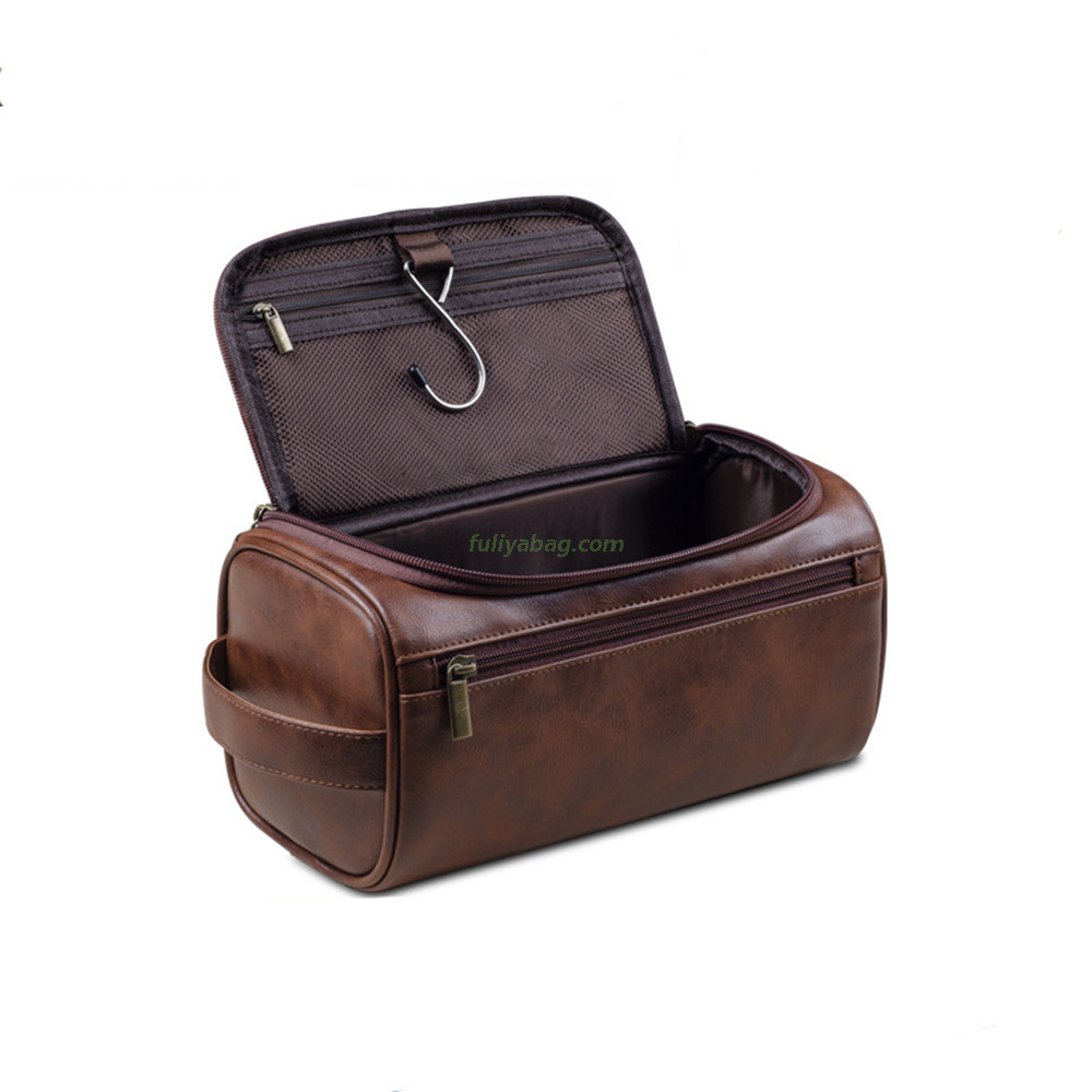 Travel Multi-functional Storage Bag Toiletry Makeup Bag Large Capacity Pu Leather Portable Pouch Cosmetic Bags for Women