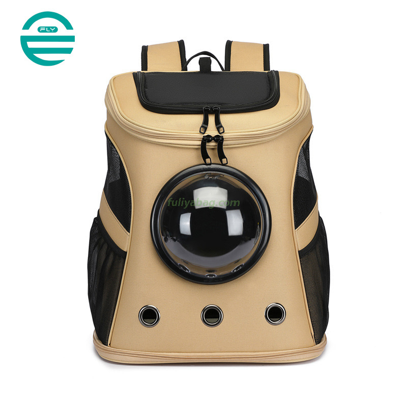 Wholesale OEM Pet Carrier Bag Pet Walking Travel Bag Oxford Durable Fold Carrier Backpack for Dogs Cats Puppies