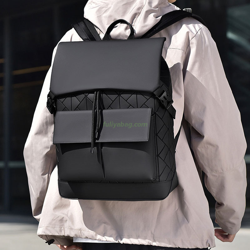 Designer Bag Laser Luxury Custom Logo Lightweight Large Capacity Unisex College Student Business Laptop Backpack for Men