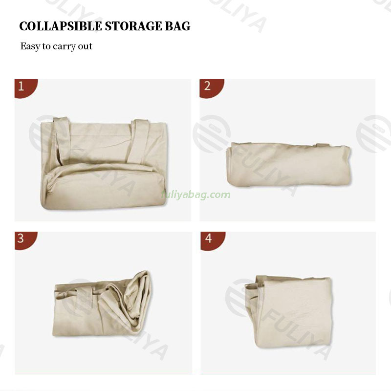 Custom Logo Portable Storage Gym Bag Large Eco Friendly Yoga Mat Carry Cotton Canvas Yoga Tote Bag with Pockets