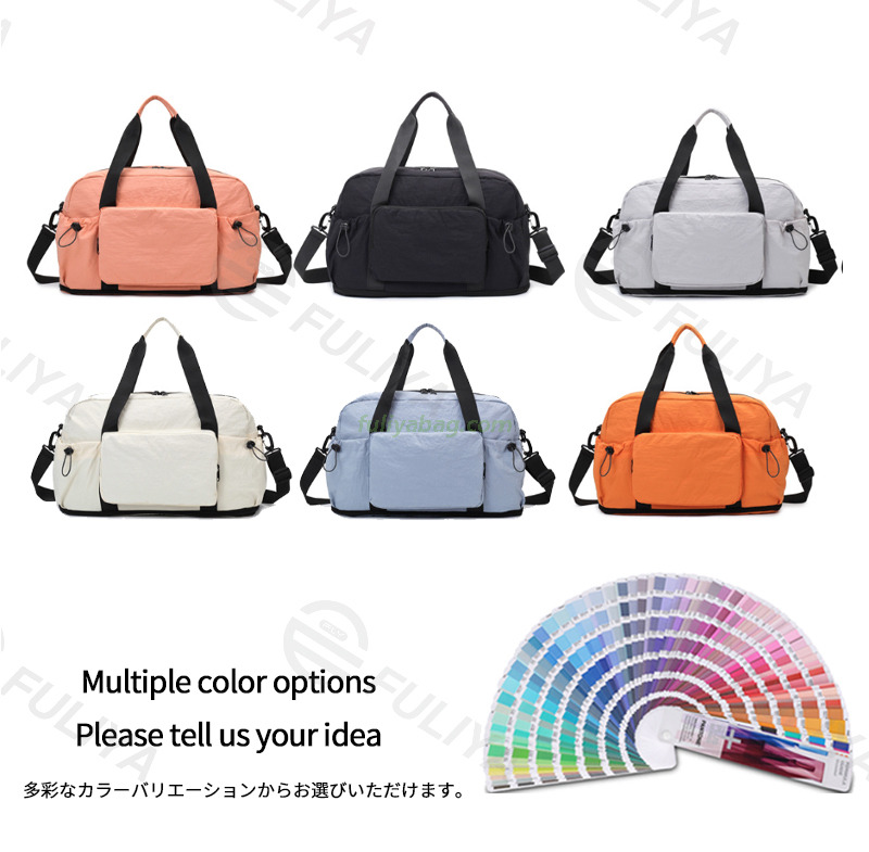 Custom Printed Logo Waterproof Carry on Duffle Fitness Bag Workout Travel Bag Foldable Expandable Duffel Gym Bag