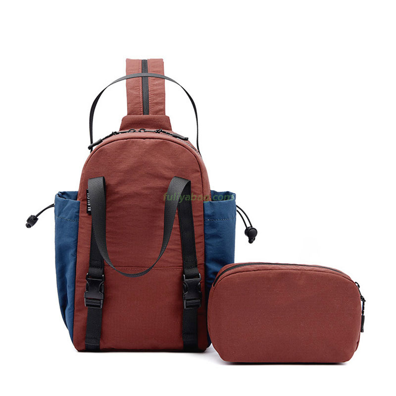 Men Women Nylon Waterproof School Bag Outdoor Travel Sports Student Backpack Multi-Functional Portable Fitness Backpack