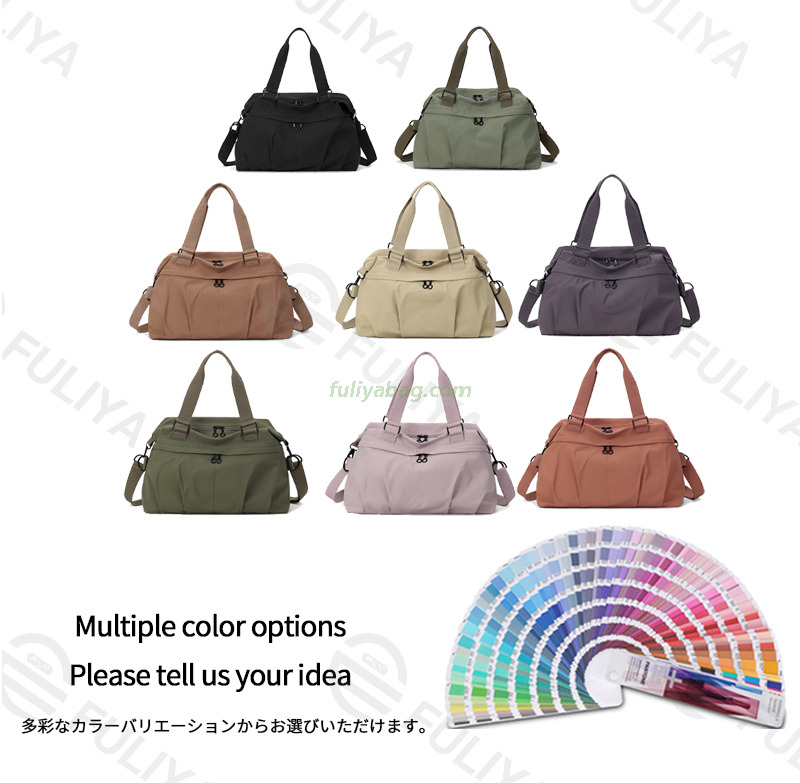 Unisex Lightweight Short Travel Shoulder Crossbody Bag Large Capacity Sport Yoga Fitness Bag Portable Duffle Gym Bag