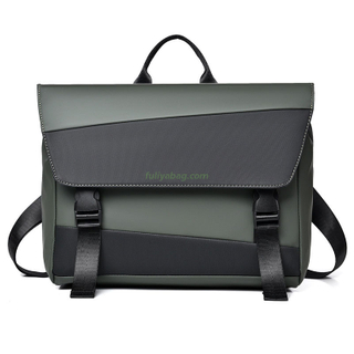 Custom Trendy Sports Shoulder Bag Large Capacity Outdoor Waterproof Textile Universities Crossbody Chest Bag for Men