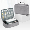New Custom Logo Portable Zipper Travel Gadget Digital Electronic Accessories Storage Cable Earphone Organizer Bag