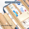 Multifunctional Hook Toiletry Bag Women Foldable Travel Jewelry Organizer Polyester Makeup Cosmetic Bag Case