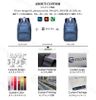Custom Logo High-Capacity Office Fashion Outdoor Casual Business Waterproof Nylon Computer Daily Laptop Backpack
