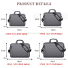 Custom Colorful Design Luxury Computer Handbag Waterproof Men Business Messenger Briefcase Work Lawyer Laptop Bag