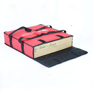 South Korea 12V Polyester Heated Insulated Pizza Food Delivery Bag India with Car Charger Cable