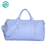 Wholesale Expandable Outdoor PU Leather Luggage Travel Folding Business Suit Bag Men Duffel Garment Travelling Bag