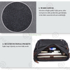 Unisex Custom Logo Retro Thickened Men's Shoulder Crossbody Bag School Handbag Large Canvas Messenger Bag