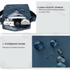 Wholesale Custom Tablet Bag Oxford Water Resistant Casual Sling Messenger Crossbody Bag for Men