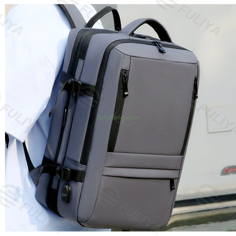 New Mens School Back Pack Women Waterproof Anti Theft Smart Expand Laptop Business Backpack With USB Charging Port