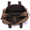High Capacity Cotton Canvas HandBag Custom Business Briefcase Sling Crossbody Bag Shoulder Messenger Bag for Men Women