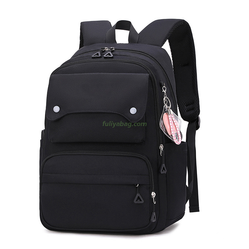 Custom Nylon Laptop Backpacks School Bags Unisex Casual Ladies Daily Travel High School Student Backpack for Girls