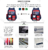 Custom Logo Printed Girl Waterproof Anime Stationery Large Capacity Children Student Backpack Kids School Bag