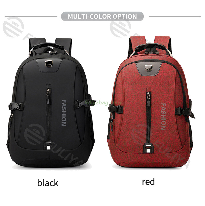 Custom Logo Oxford Student Backpack Portable Hiking Business Waterproof Travel Sports Laptop Backpack With USB Charging