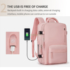 Large Capacity Shoe Compartment Luggage Backpack Rucksack Waterproof Casual Travel Laptop Backpack With USB Charging