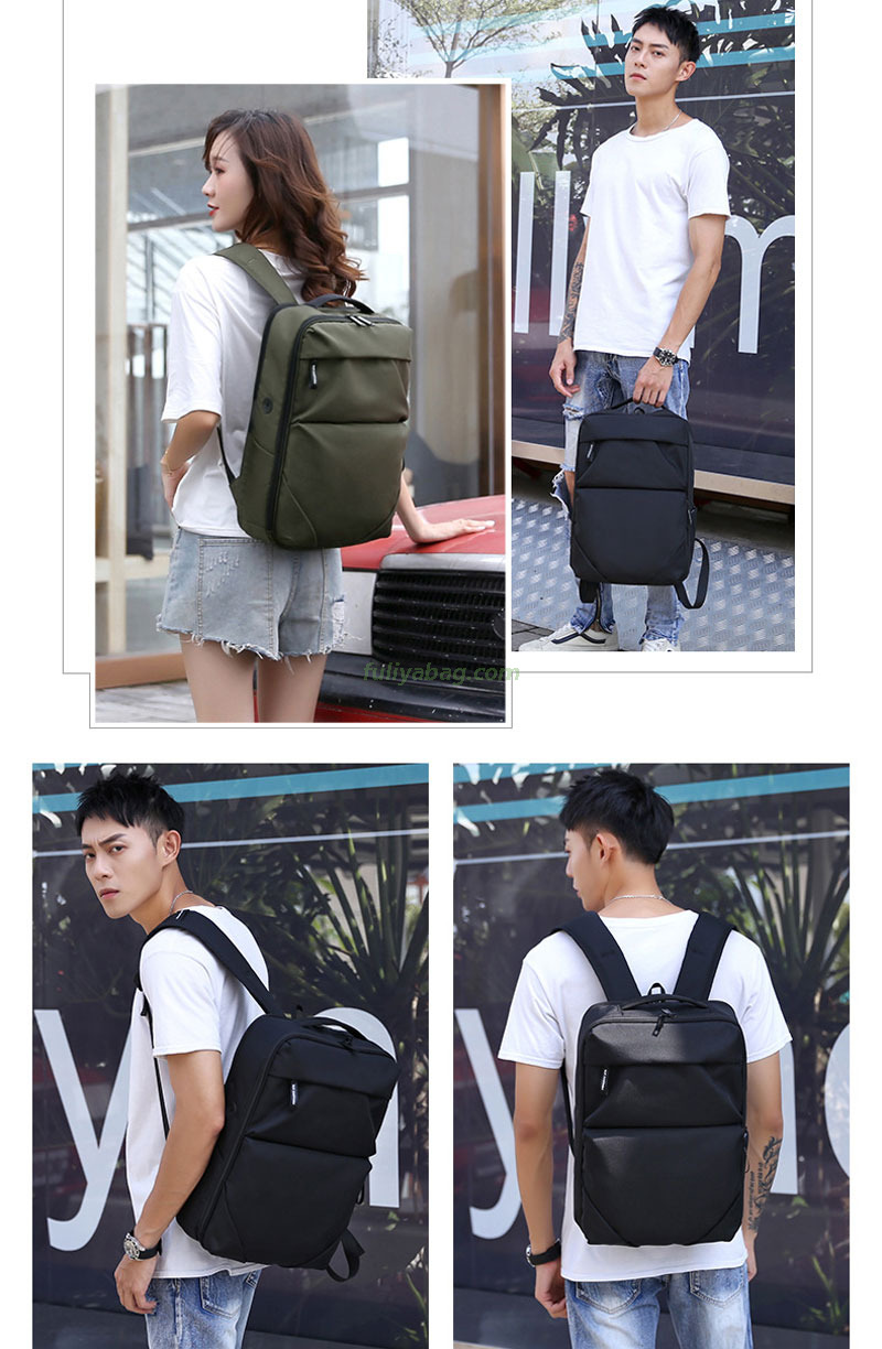 New Simple Waterproof Oxford Leisure Multi-functional Laptop Bag Business Trip Travel Men’s Backpack for Students