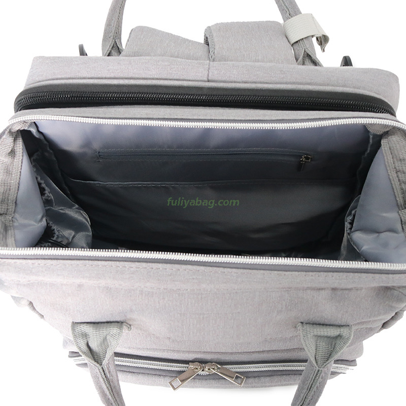 Wholesale Baby Mummy Diaper Bag USB Charging Port Portable Outting Women Backpack Folding Bed Mommy Bag