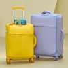 Custom Waterproof Nylon Lightweight 20" Business Carry on Trolley Case Luggage Bags Combination Cases Travel Suitcases