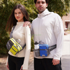 Large Capacity Outdoor Hiking Fitness Water Bottle Waist Bag Waterproof Nylon Mobile Phone Cycling Sports Waist Bag