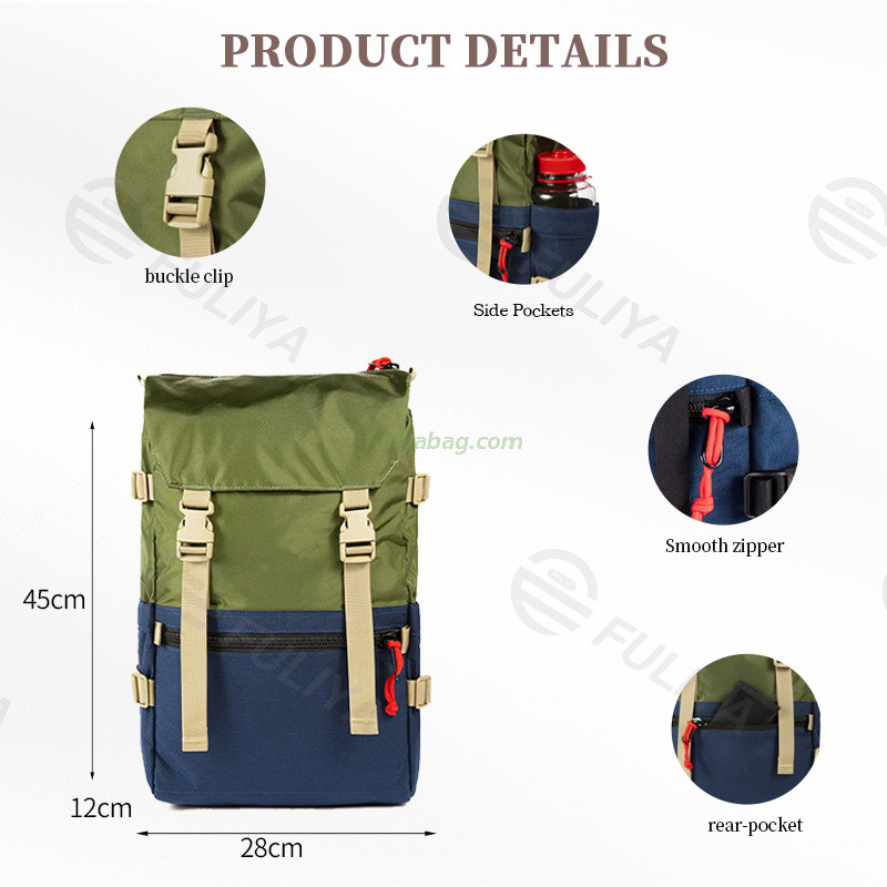 Custom Fashion Leisure Back Shoulder Waterproof Female Men Students Outdoor Travel Casual Sports Backpack