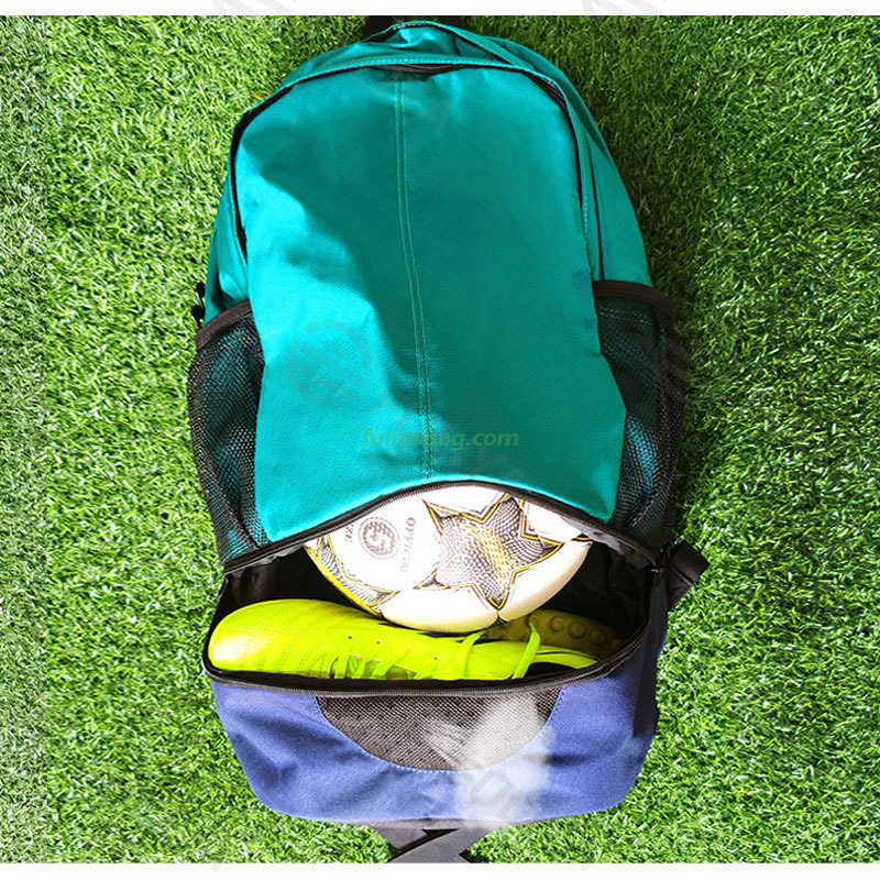 Wholesale Custom Team Training Bags High School Casual Sports Backpacks Gym Multi Space Men Ball Football Soccer Bags