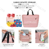 Collapsible Insulated Lunch Bento Bag Leakproof Soft Portable Tote Bag Outdoor Travel Hiking Beach Picnic Cooler Bag