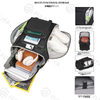 Custom Portable Waterproof Badminton Tennis Racket Backpack Outdoor Basketball Training Backpack Racquet Sport Bags