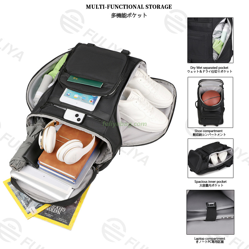 Custom Portable Waterproof Badminton Tennis Racket Backpack Outdoor Basketball Training Backpack Racquet Sport Bags