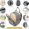 Factory Directly Manufacturer Large Capacity Mommy Bag Portable Organizer Fashionable Shoulder Bag Mom Baby Diaper Bag