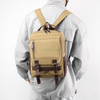 Retro Canvas Backpack College High School Bags Multi Function Crossbody Shoulder Strap Student Backpack