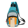 Multi Type Colorful Chest Bags Fashion Casual Anti Theft Messenger Crossbody Bag Sling Backpack For Boys And Girls