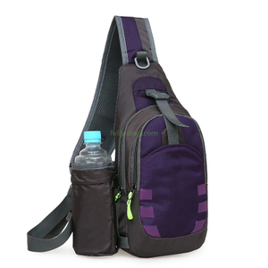 Custom Logo New Sports Casual Chest Bag Outdoor Unisex Summer Men's Sling Bag Travel Crossbody Bag With Water Bottle