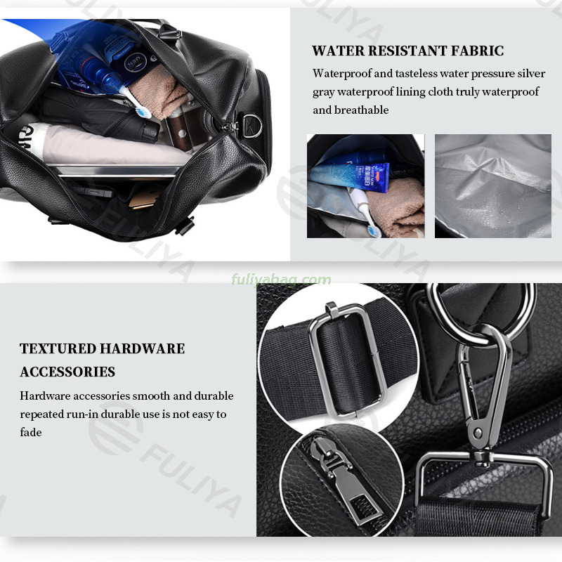 Custom Printed Sport Hand Carry Waterproof Large Luggage Gym Short Distance Trips Tote Bag Leather Duffle Travel Bag