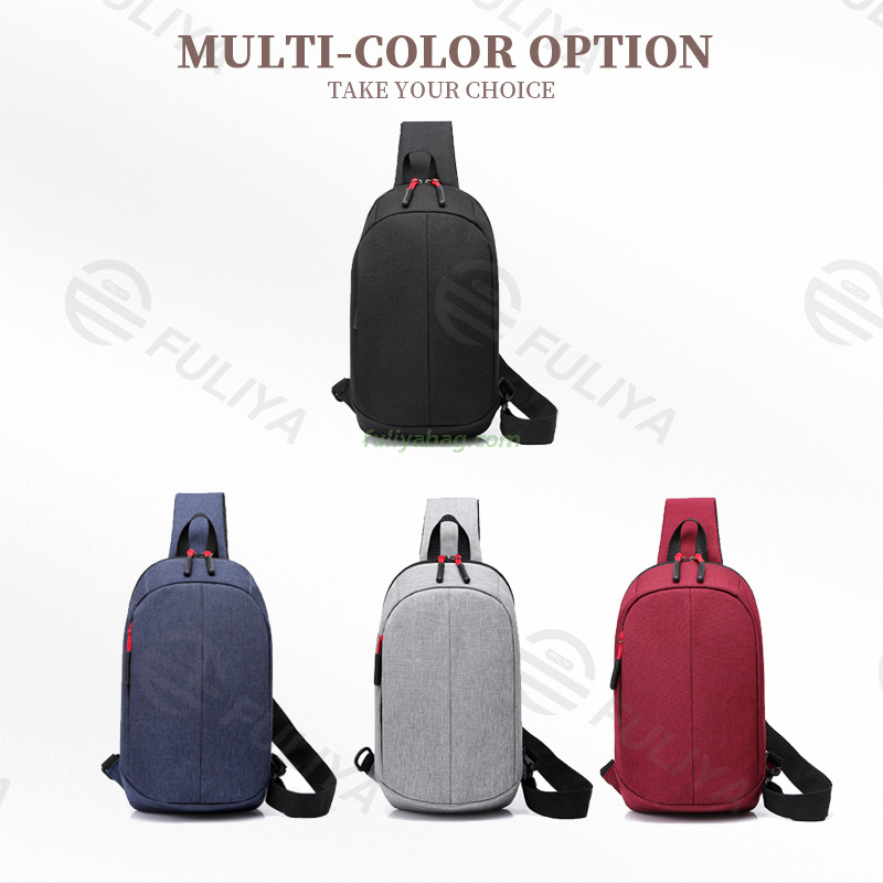 New Fashion Custom Outside Riding Sport Men's Chest Bags Luxury Sling Shoulder Crossbody Bag for Men Women